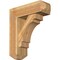 Ekena Millwork Merced Craftsman Rough Sawn Bracket w/ Offset Brace, Western Red Cedar, 8"W x 24"D x 28"H BKT0806X24X28MRC04RWR - alternate 1